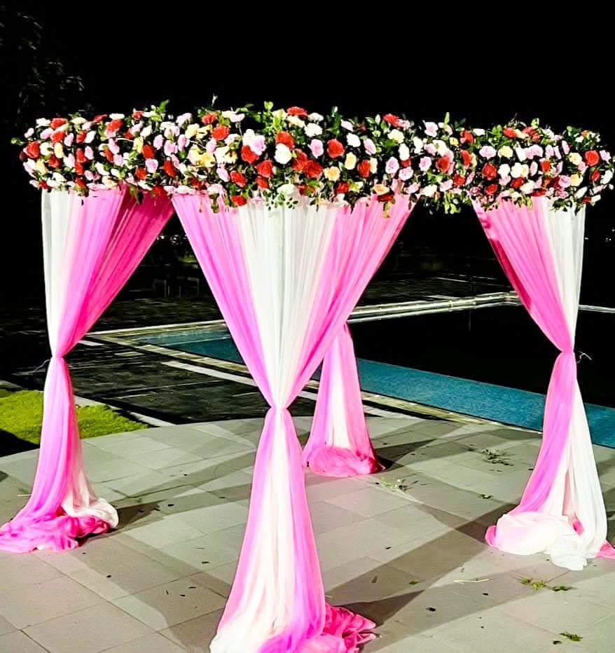 Mandap decoration by Floral Roots & Decor — design 2