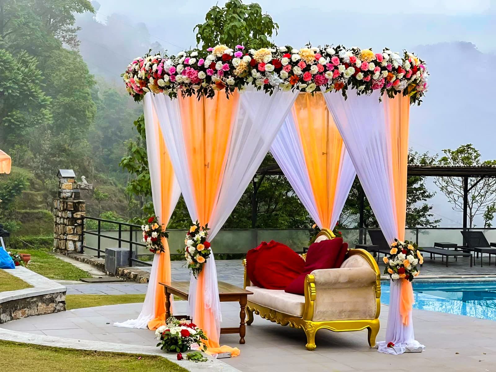 Mandap decoration by Floral Roots & Decor — design 4